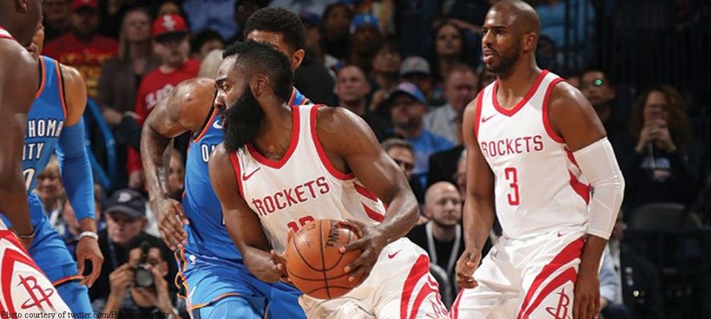 Paul, Harden fire as Rockets roll to sweet 16th | Fastbreak
