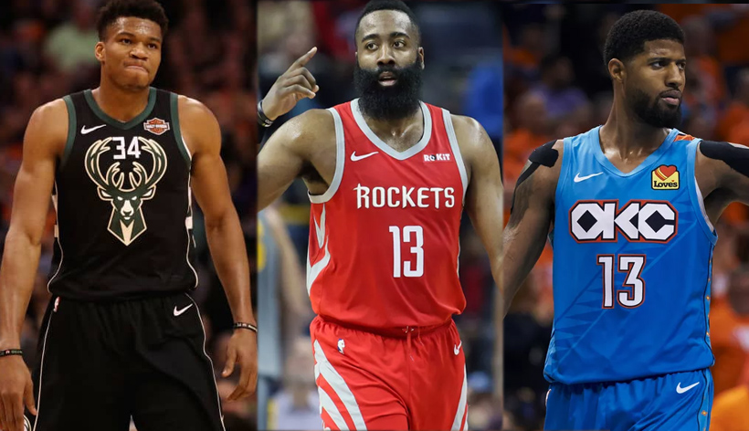 Antetokounmpo, Harden, George finalists for NBA MVP award | FASTBREAK ...