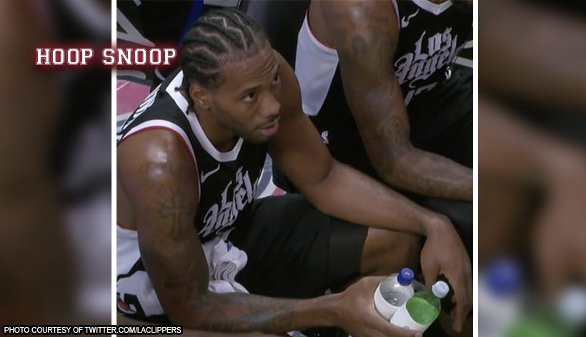 Ang Laki Kawhi Leonard Snatches Two Bottles In One Hand