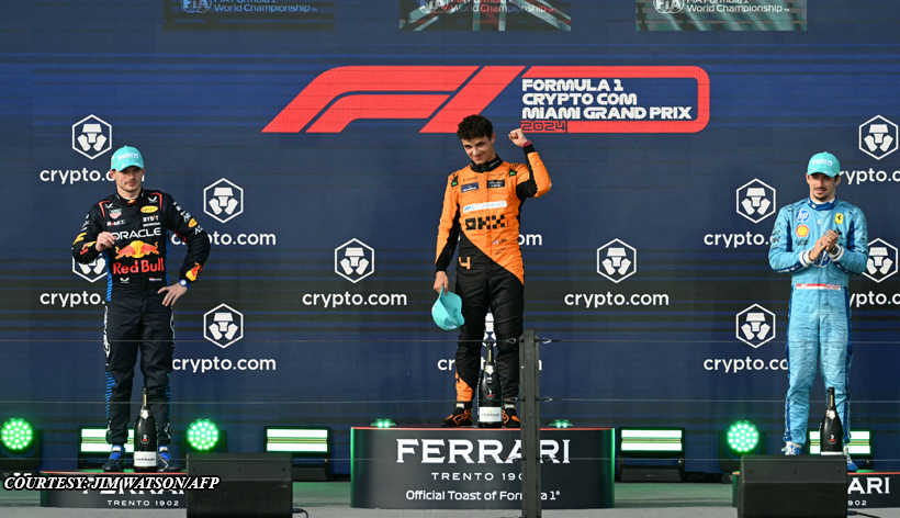 McLaren's Norris wins Miami Grand Prix for maiden F1 win