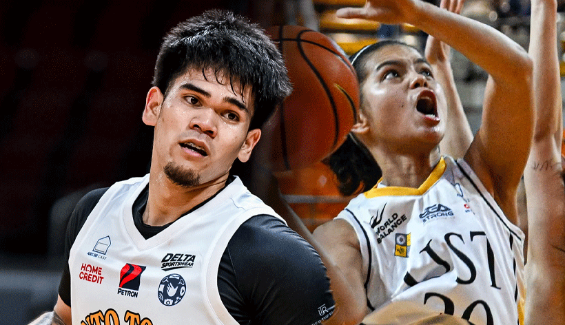 UST basketball stars Mark Llemit and Karylle Sierba named Collegiate Press Corps UAAP Players of the Week